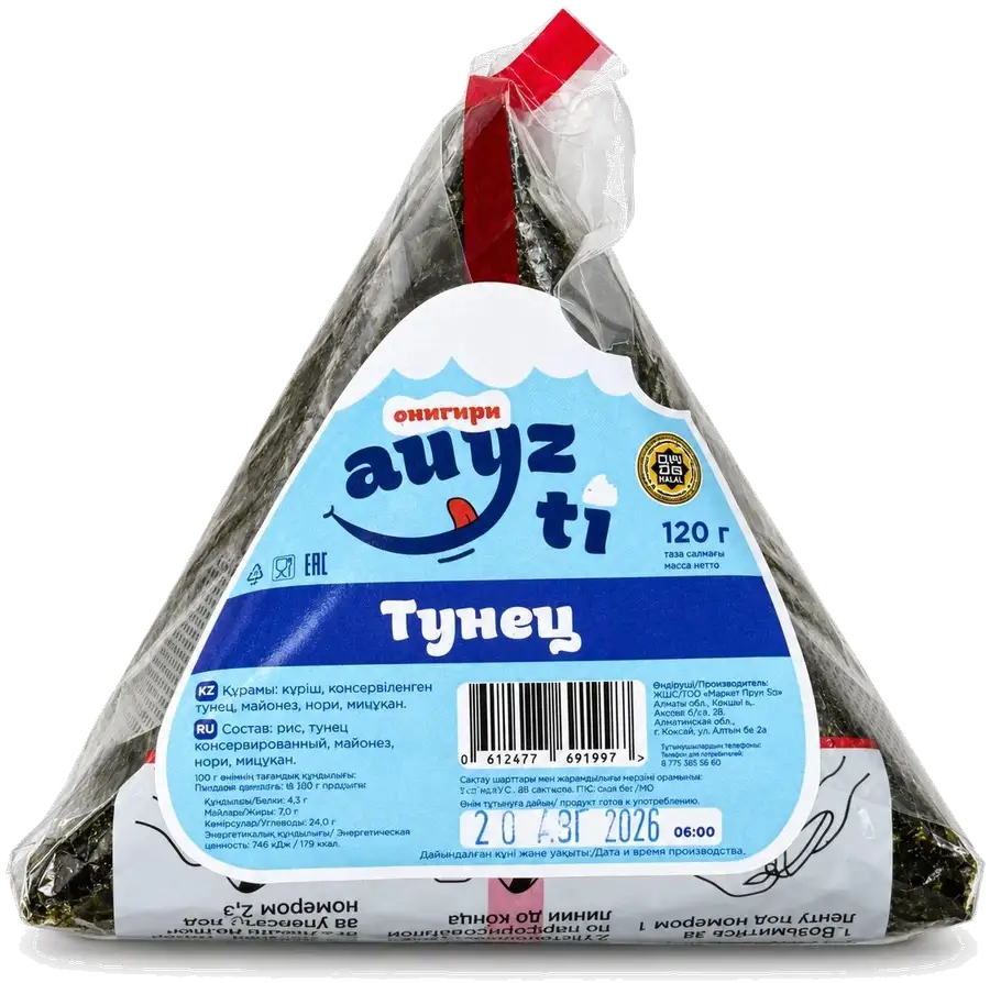 Онигири AUYZ TI «Тунец», 120 г